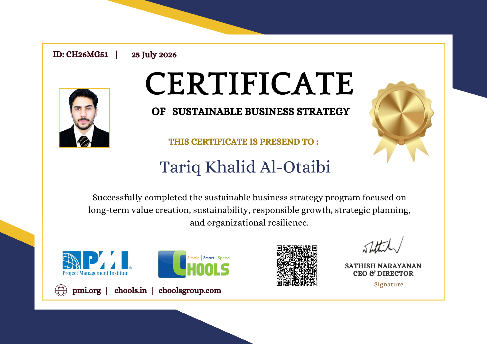 Management Programs Certificate